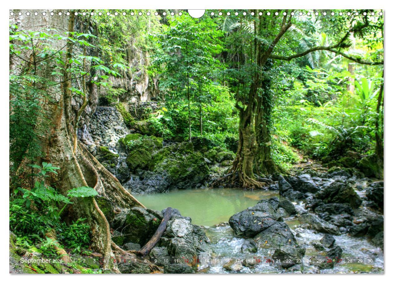 Beispielinhalt (Bild) Thailands Süden (Wandkalender 2026 DIN A3 quer), CALVENDO Monatskalender