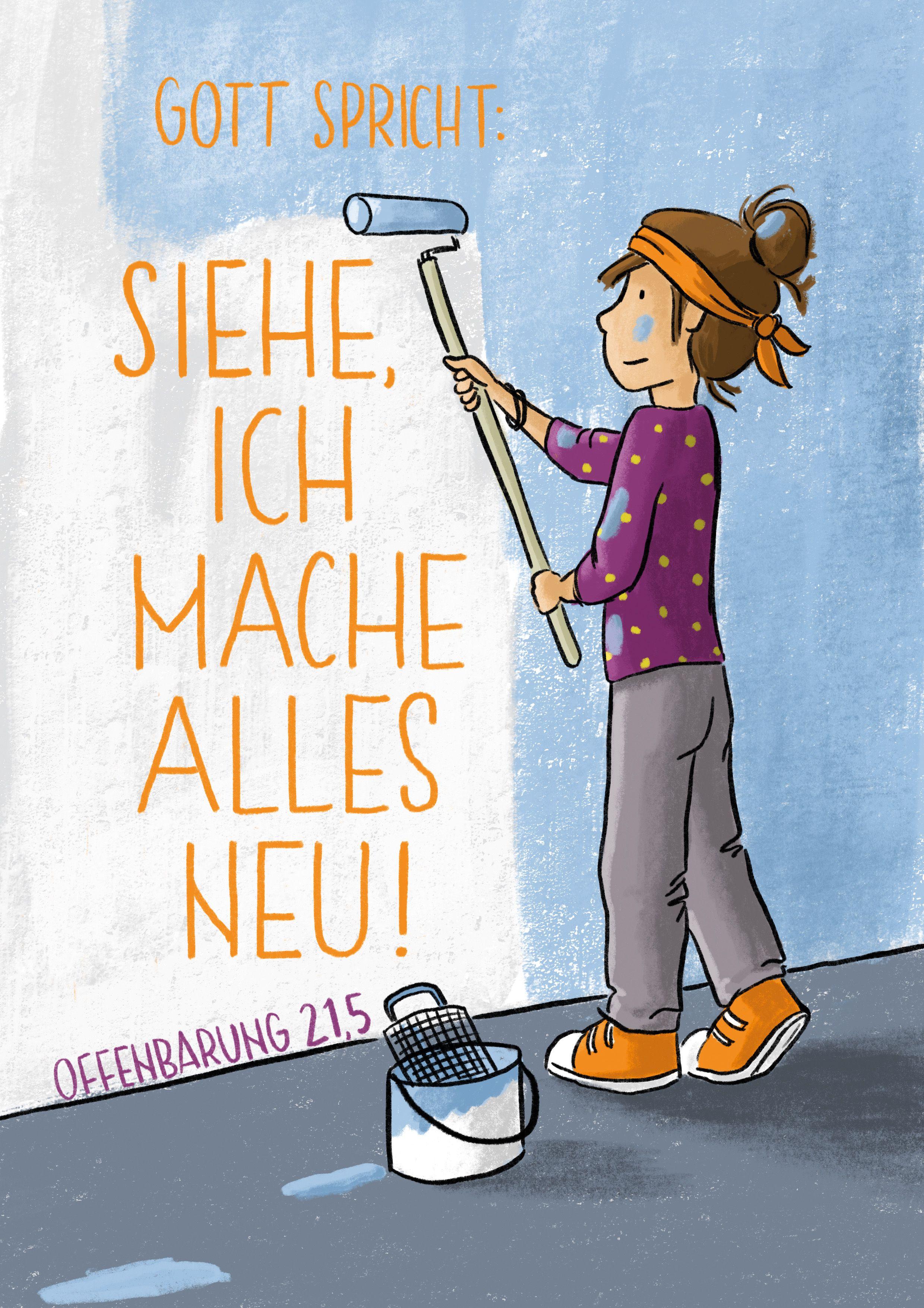 Vorderes Coverbild Jahreslosung 2026 - Stundenentwurf und Postkarten (10 Ex.) für (Jungschar)Kinder