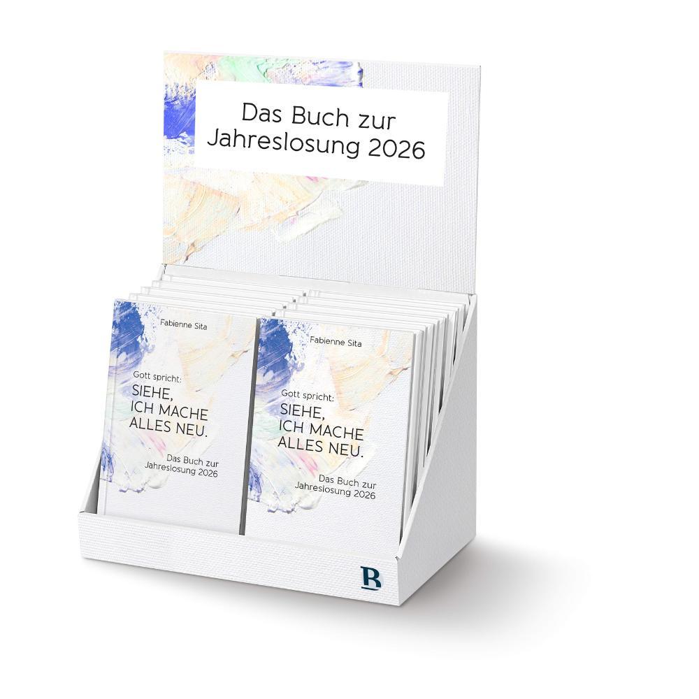 Vorderes Coverbild Display "Jahreslosungsbuch 2026"