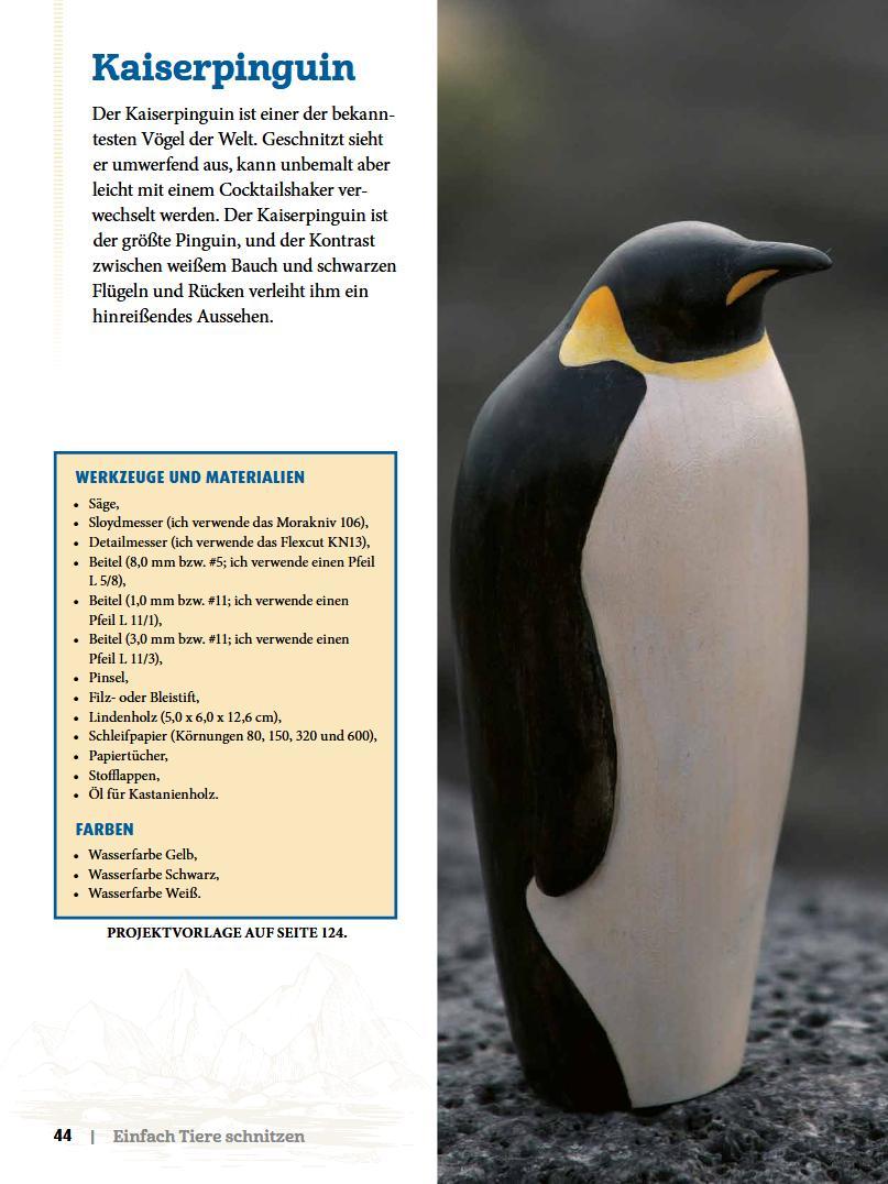 Beispielinhalt (Bild) Einfach Tiere schnitzen