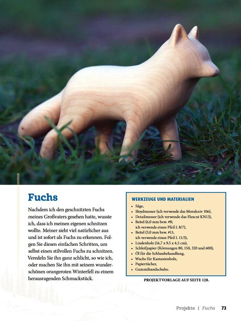 Beispielinhalt (Bild) Einfach Tiere schnitzen