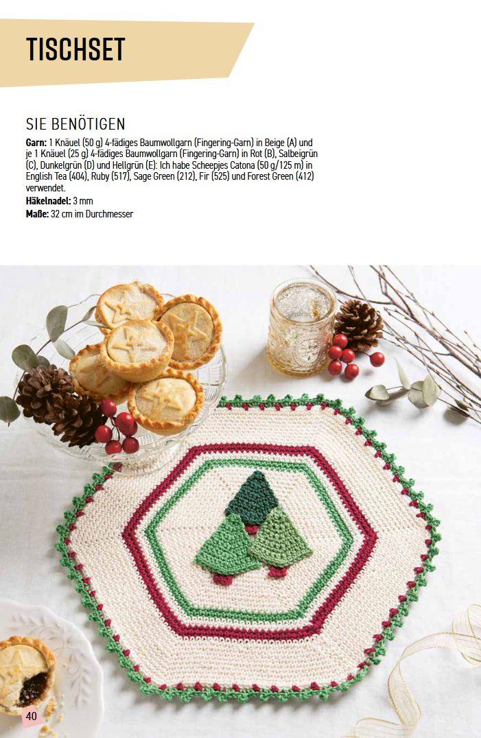 Beispielinhalt (Bild) Niedliche Häkel-Ideen für Weihnachten