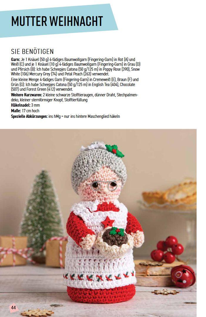 Beispielinhalt (Bild) Niedliche Häkel-Ideen für Weihnachten