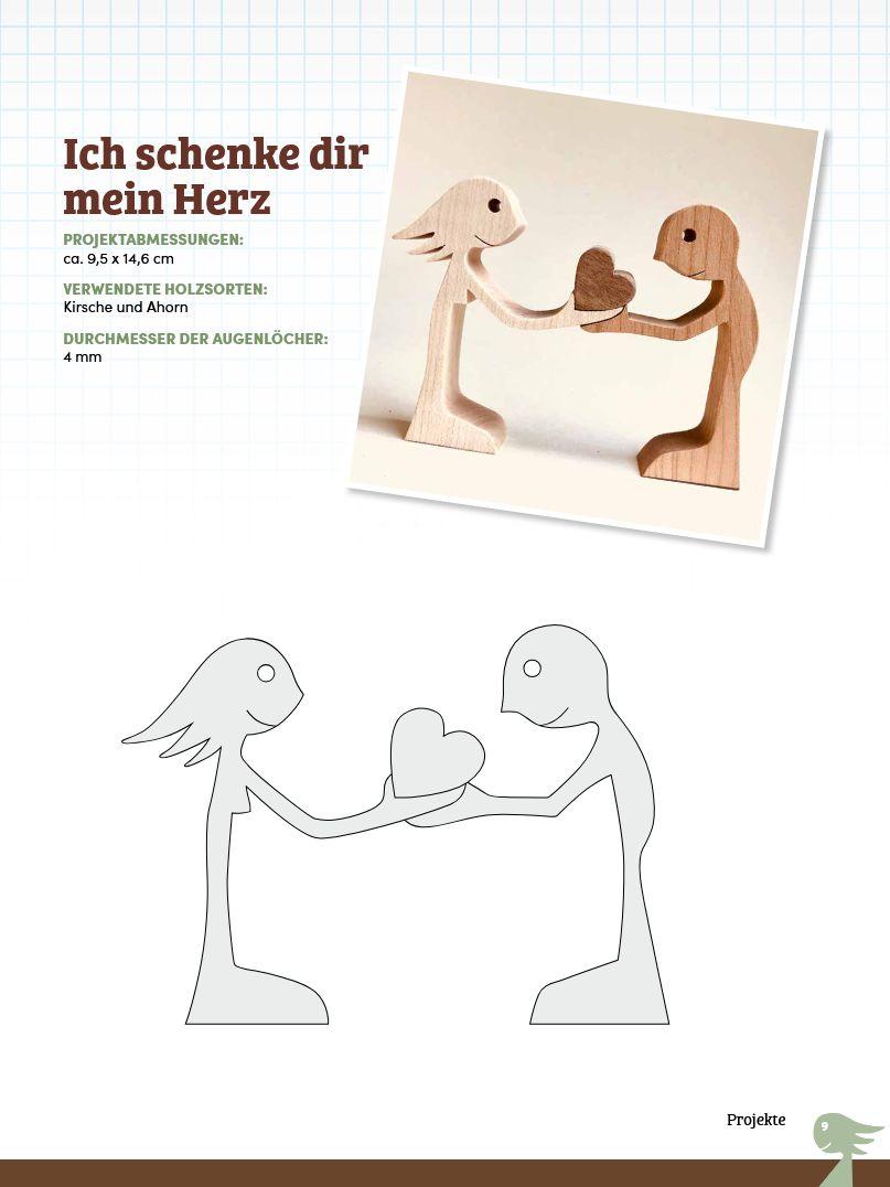 Beispielinhalt (Bild) Mensch und Tier einfach gesägt