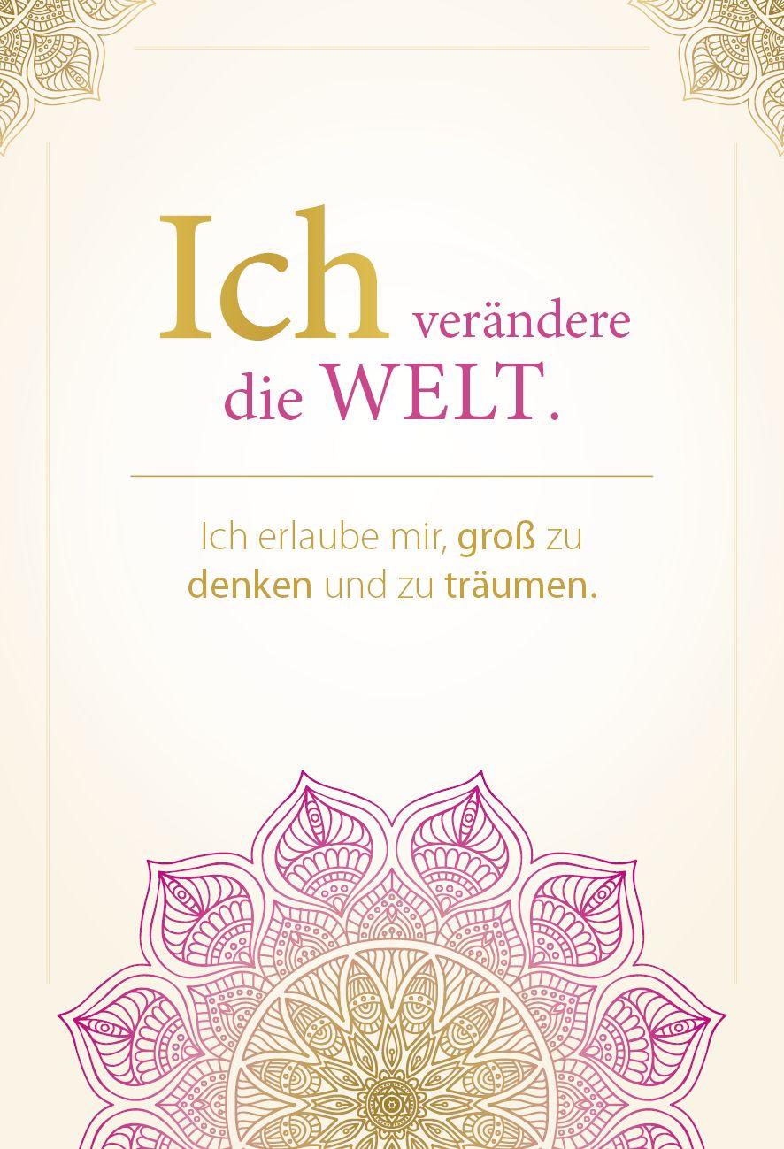 Beispielinhalt (Bild) Sei du selbst, und lebe deine ganze Kraft - Meditationskarten für ein selbstbestimmtes Leben in Freiheit und Liebe