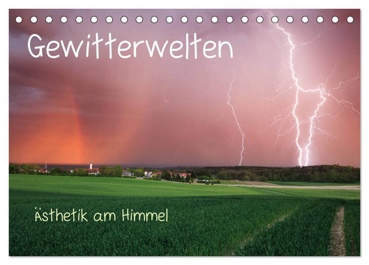 Vorderes Coverbild Gewitterwelten (Tischkalender 2026 DIN A5 quer), CALVENDO Monatskalender