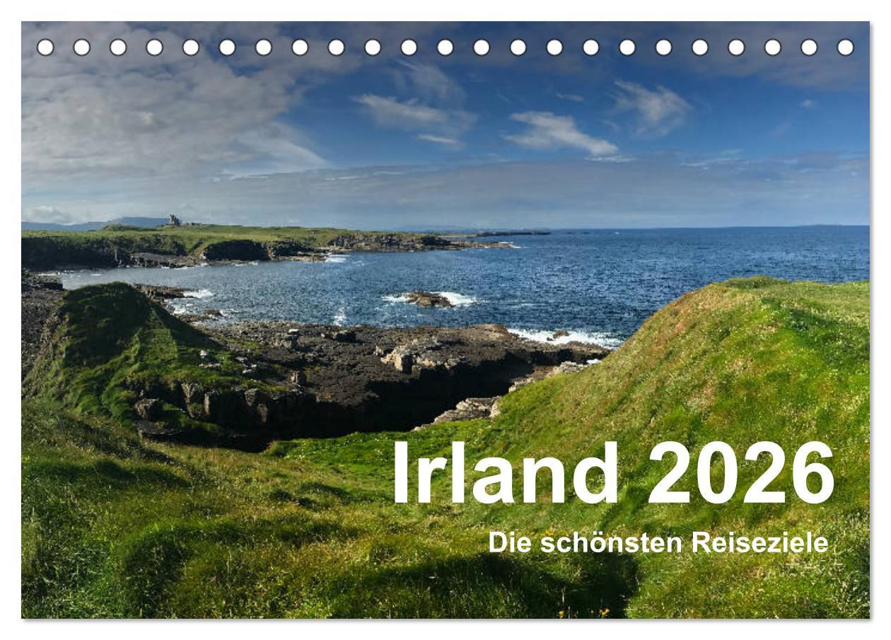 Vorderes Coverbild Irland 2026 - Die schönsten Reiseziele (Tischkalender 2026 DIN A5 quer), CALVENDO Monatskalender