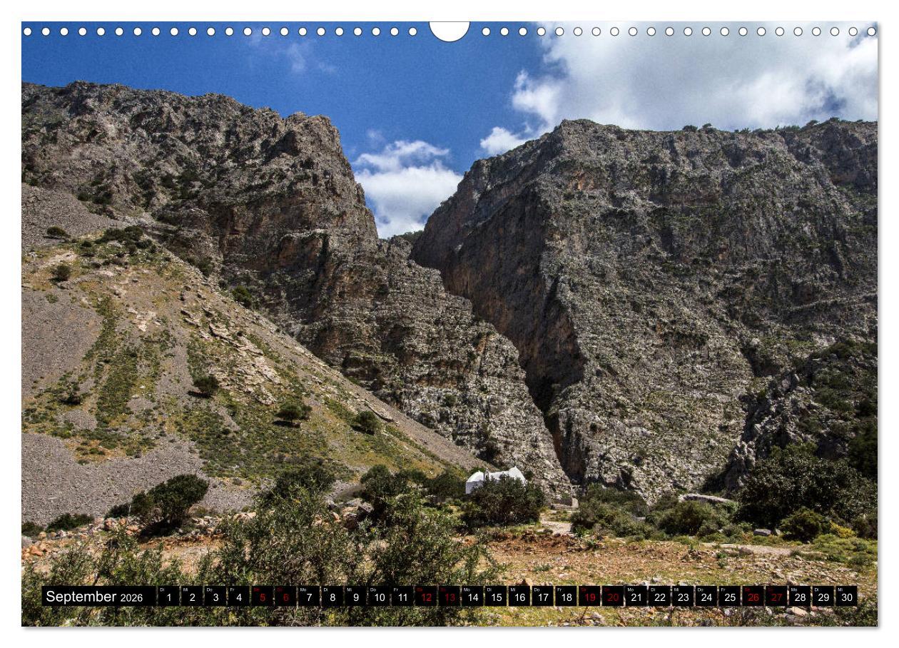 Beispielinhalt (Bild) Ostkreta - Zwischen Sitia und Ierapetra (Wandkalender 2026 DIN A3 quer), CALVENDO Monatskalender