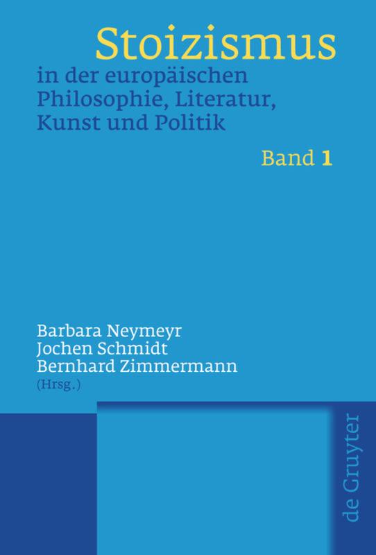 Vorderes Coverbild Stoizismus in der europäischen Philosophie, Literatur, Kunst und Politik