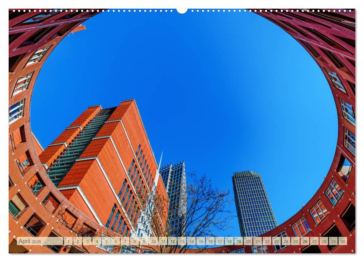 Beispielinhalt (Bild) Oben - Bilder aus der Froschperspektive (Wandkalender 2026 DIN A2 quer), CALVENDO Monatskalender