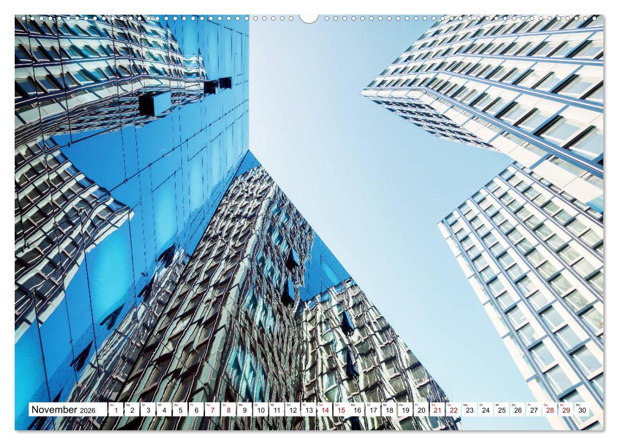 Beispielinhalt (Bild) Impressionen moderner Baukunst (Wandkalender 2026 DIN A2 quer), CALVENDO Monatskalender