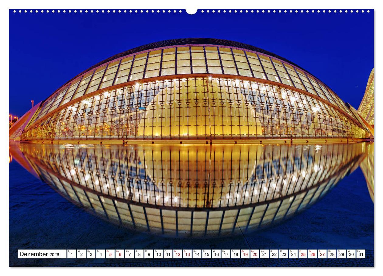 Beispielinhalt (Bild) Impressionen moderner Baukunst (Wandkalender 2026 DIN A2 quer), CALVENDO Monatskalender