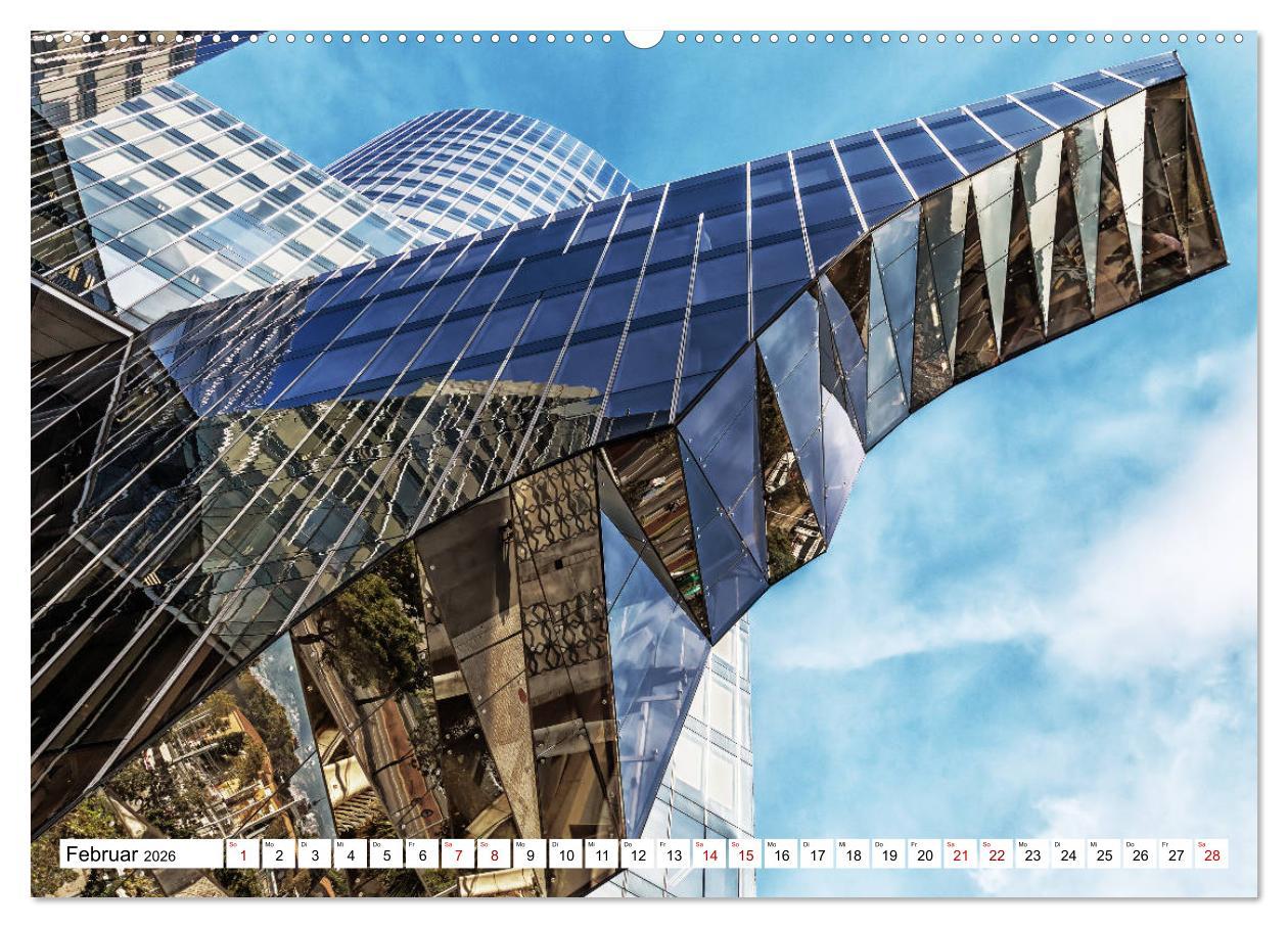 Beispielinhalt (Bild) Impressionen moderner Baukunst (Wandkalender 2026 DIN A2 quer), CALVENDO Monatskalender