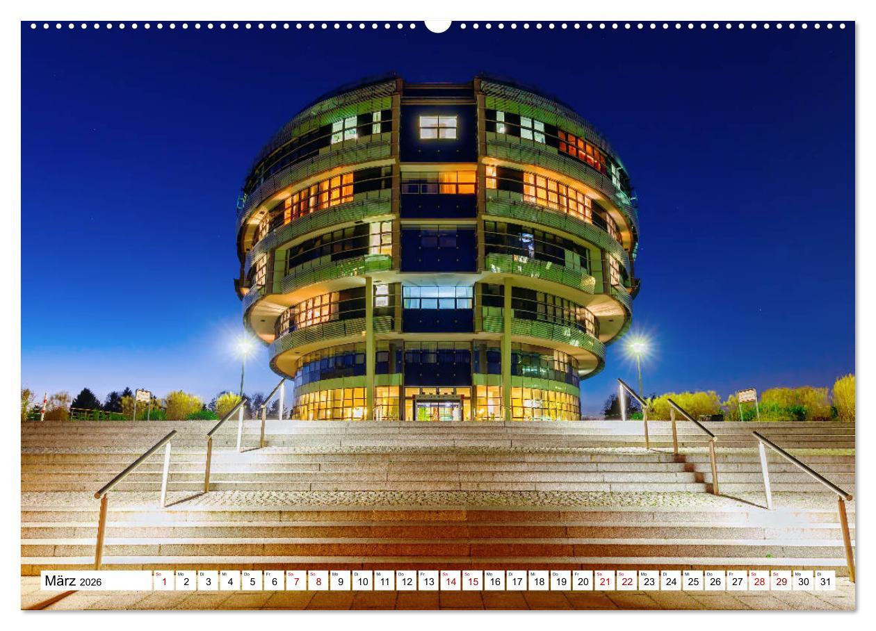 Beispielinhalt (Bild) Impressionen moderner Baukunst (Wandkalender 2026 DIN A2 quer), CALVENDO Monatskalender