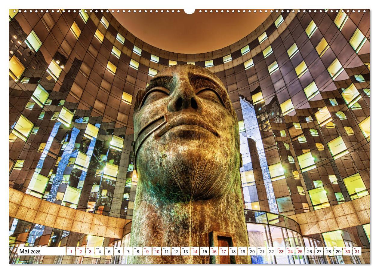 Beispielinhalt (Bild) Impressionen moderner Baukunst (Wandkalender 2026 DIN A2 quer), CALVENDO Monatskalender
