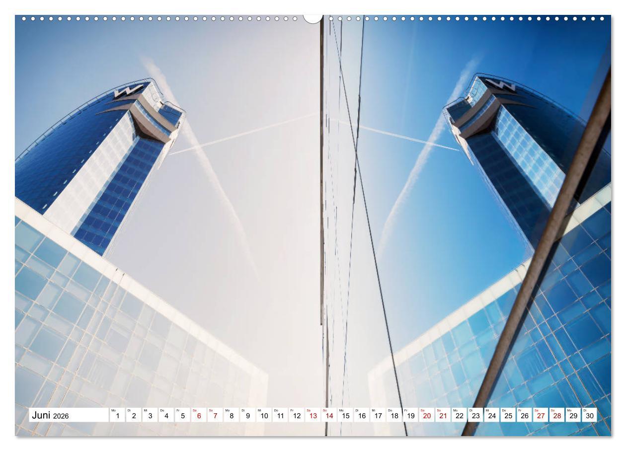 Beispielinhalt (Bild) Impressionen moderner Baukunst (Wandkalender 2026 DIN A2 quer), CALVENDO Monatskalender