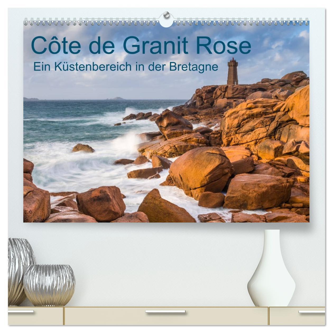 Vorderes Coverbild Côte de Granit Rose - Ein Küstenbereich in der Bretagne (hochwertiger Premium Wandkalender 2026 DIN A2 quer), Kunstdruck in Hochglanz