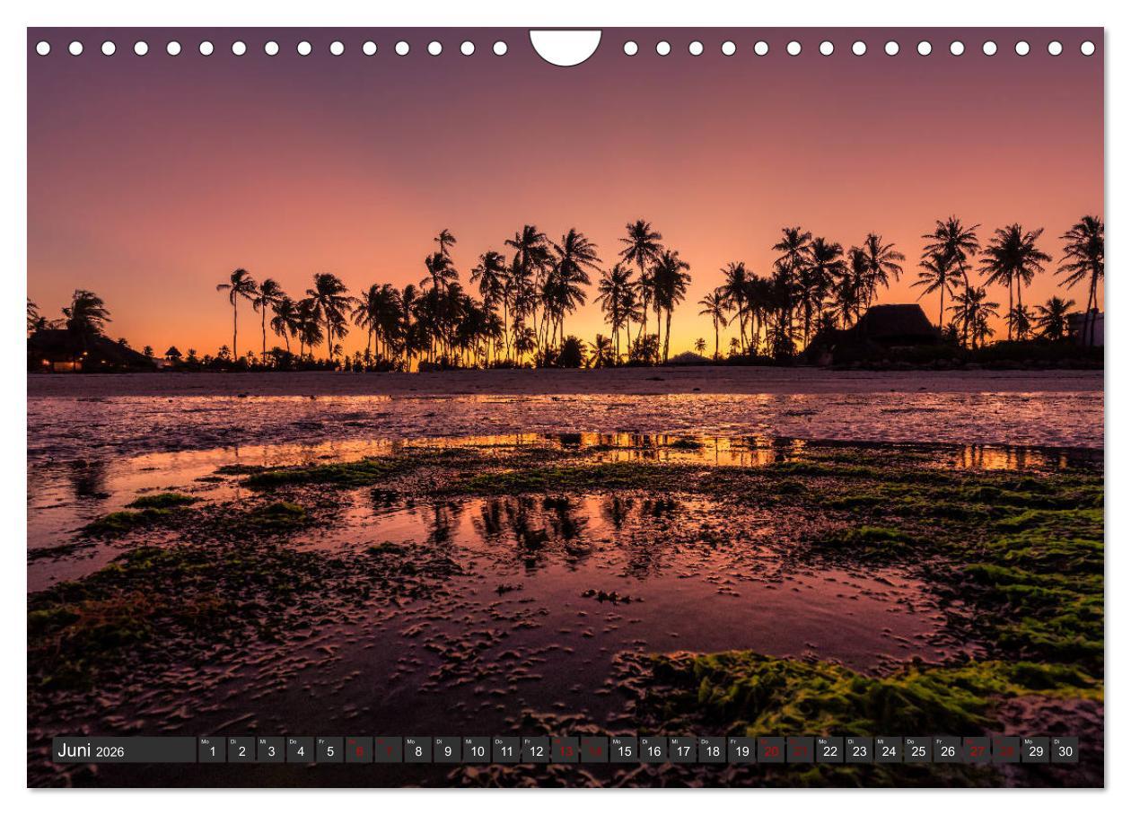 Beispielinhalt (Bild) Inselparadies Sansibar (Wandkalender 2026 DIN A4 quer), CALVENDO Monatskalender