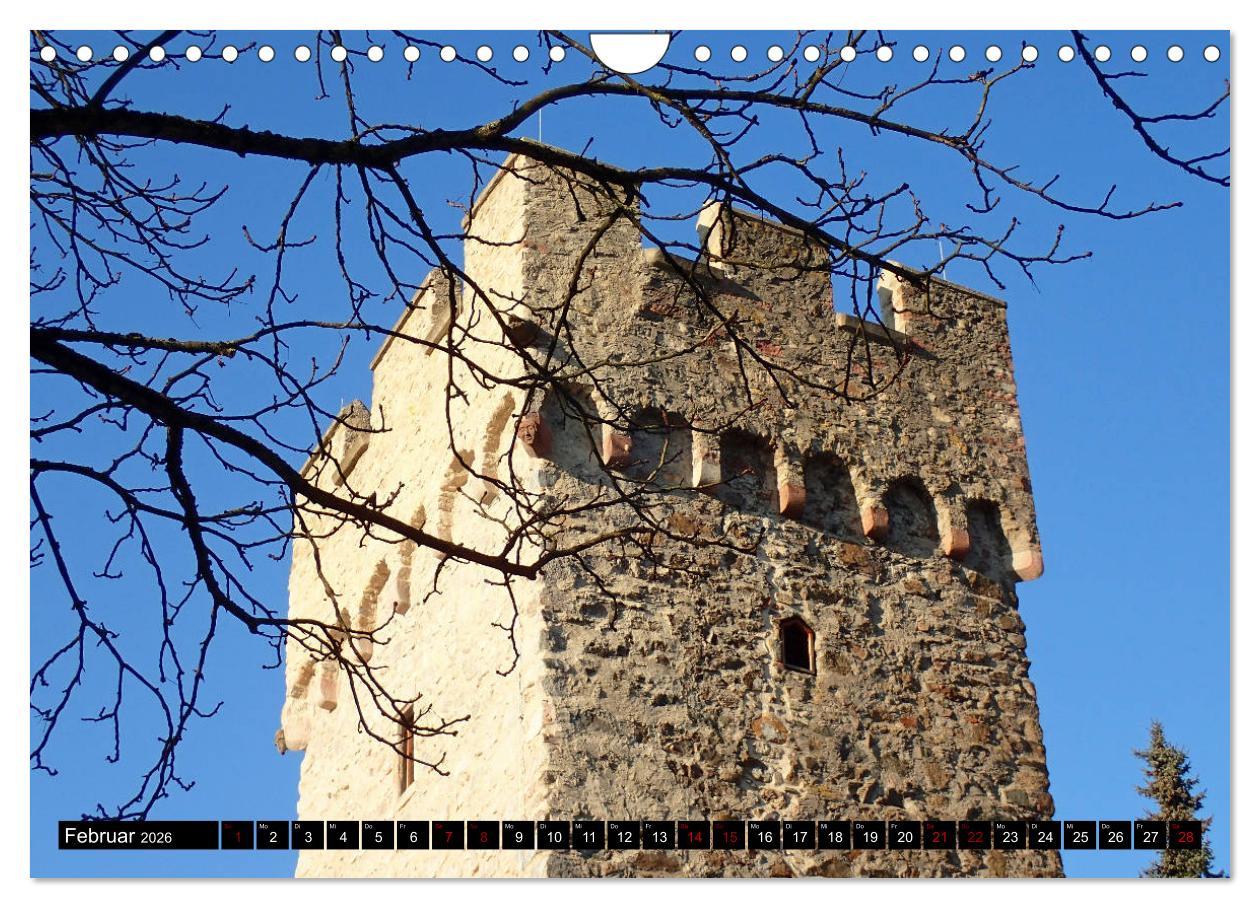 Beispielinhalt (Bild) Sehenswertes Bensheim an der Bergstraße (Wandkalender 2026 DIN A4 quer), CALVENDO Monatskalender