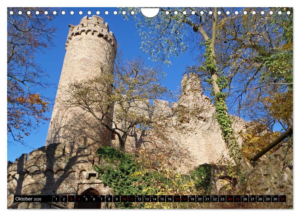 Beispielinhalt (Bild) Sehenswertes Bensheim an der Bergstraße (Wandkalender 2026 DIN A4 quer), CALVENDO Monatskalender