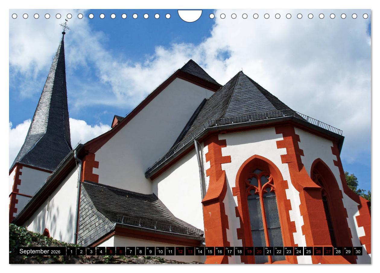 Beispielinhalt (Bild) Sehenswertes Bensheim an der Bergstraße (Wandkalender 2026 DIN A4 quer), CALVENDO Monatskalender