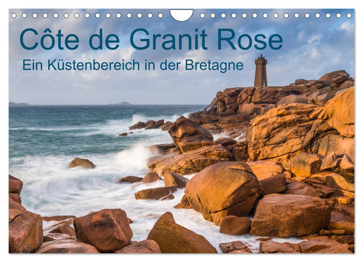 Vorderes Coverbild Côte de Granit Rose - Ein Küstenbereich in der Bretagne (Wandkalender 2026 DIN A4 quer), CALVENDO Monatskalender