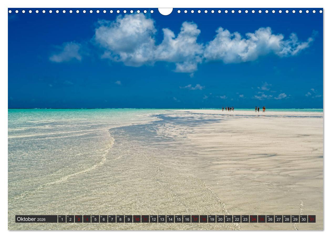 Beispielinhalt (Bild) Karibu Sansibar (Wandkalender 2026 DIN A3 quer), CALVENDO Monatskalender