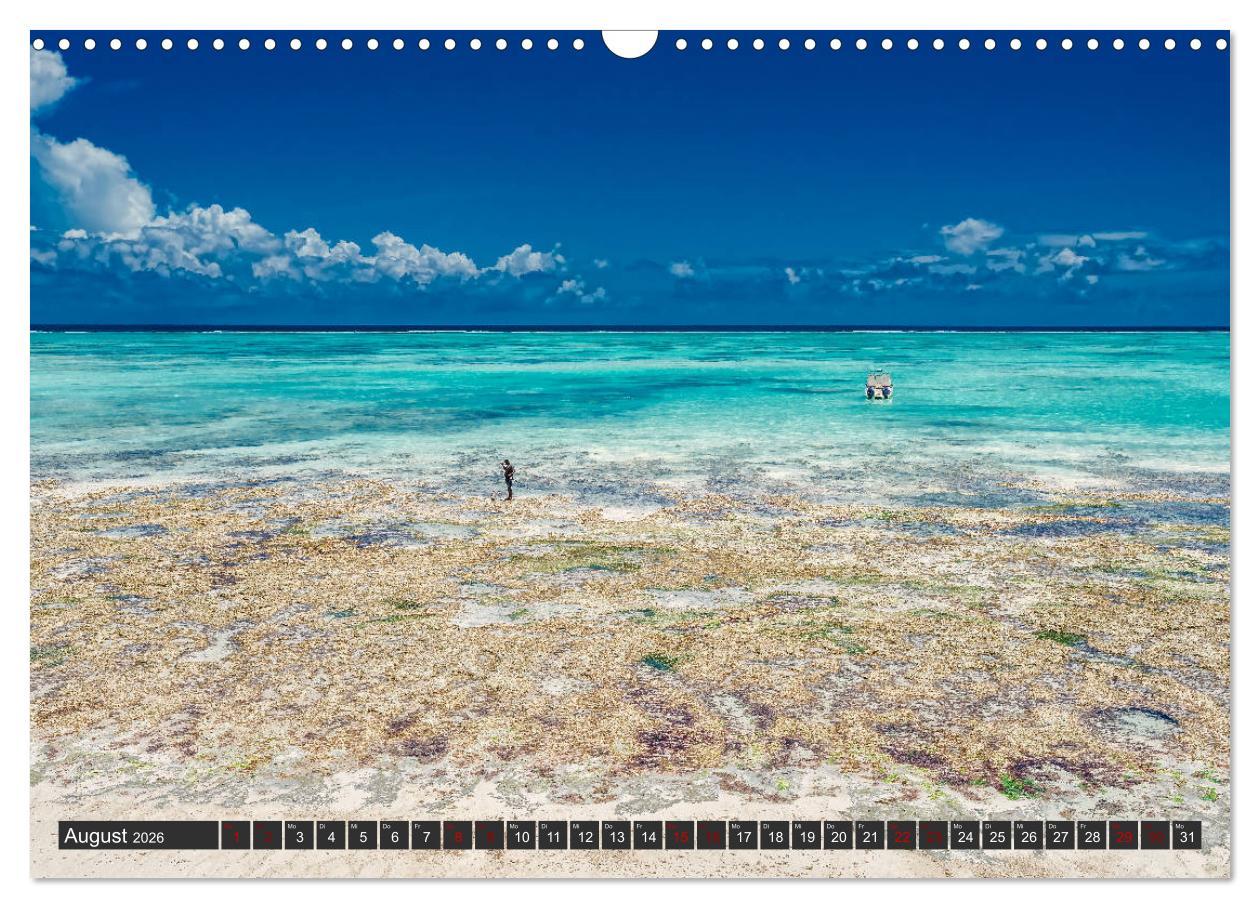 Beispielinhalt (Bild) Karibu Sansibar (Wandkalender 2026 DIN A3 quer), CALVENDO Monatskalender