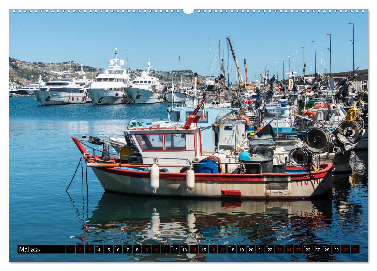 Beispielinhalt (Bild) Riviera und Mehr - Nizza, Cannes, San Remo, Monaco (Wandkalender 2026 DIN A2 quer), CALVENDO Monatskalender