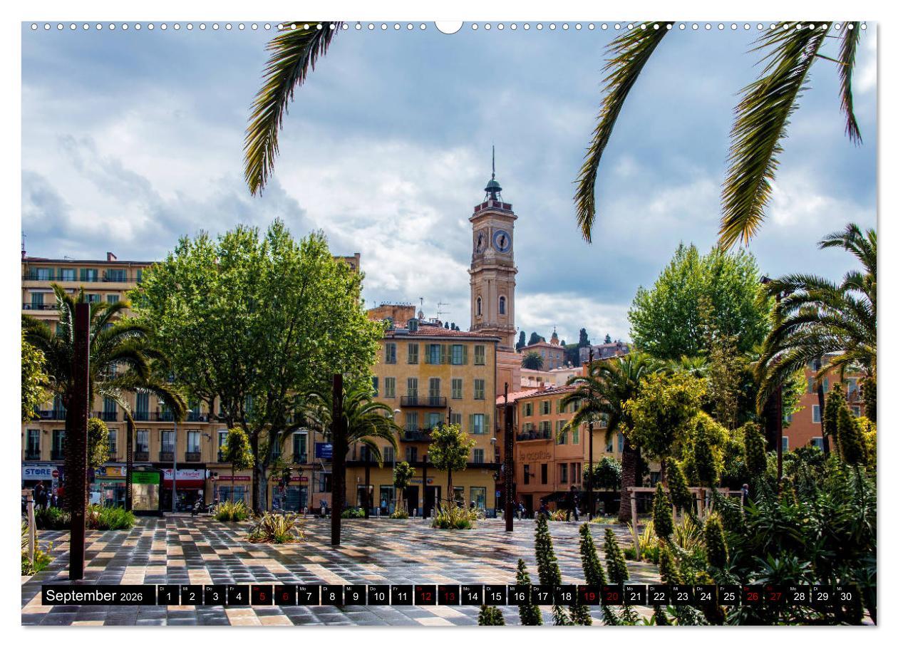 Beispielinhalt (Bild) Riviera und Mehr - Nizza, Cannes, San Remo, Monaco (Wandkalender 2026 DIN A2 quer), CALVENDO Monatskalender