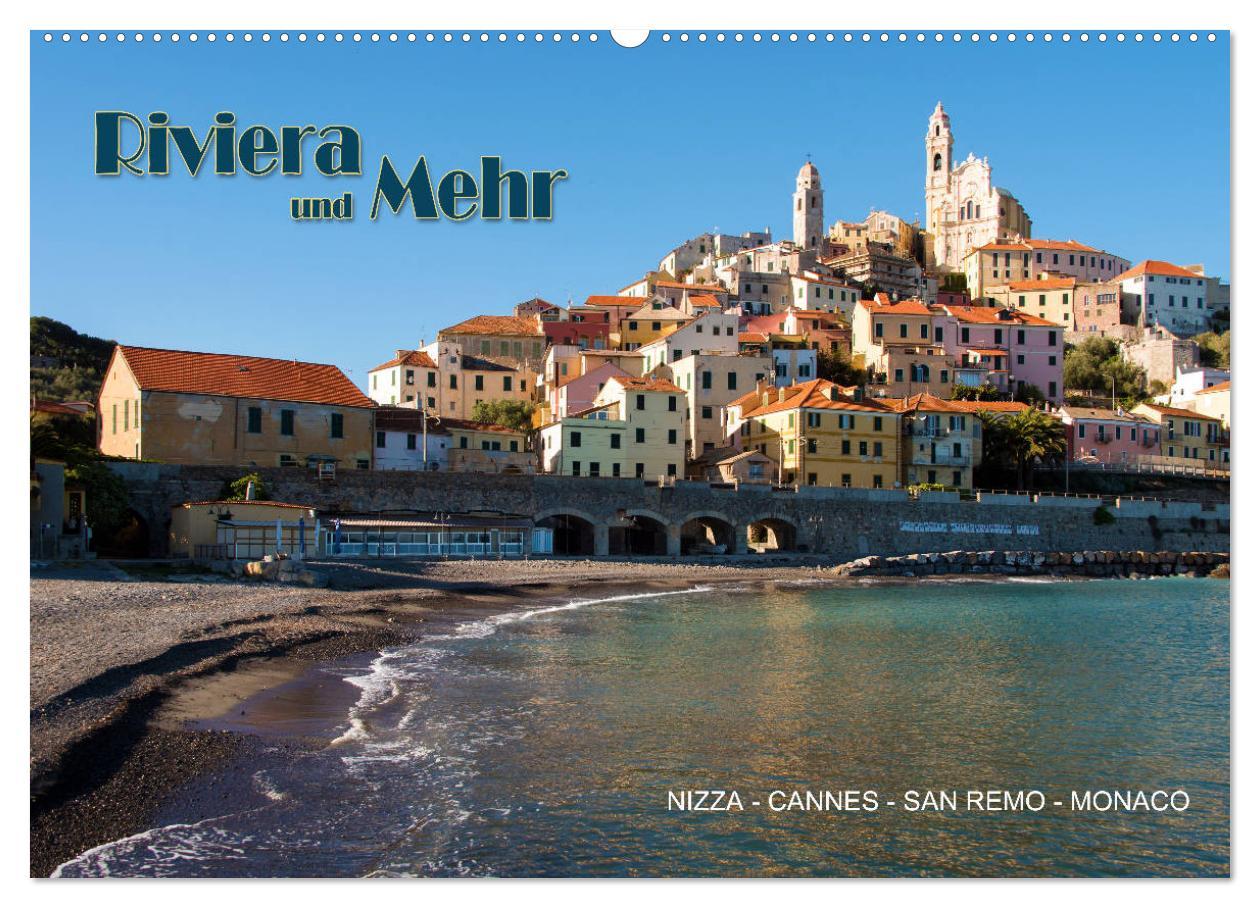 Vorderes Coverbild Riviera und Mehr - Nizza, Cannes, San Remo, Monaco (Wandkalender 2026 DIN A2 quer), CALVENDO Monatskalender
