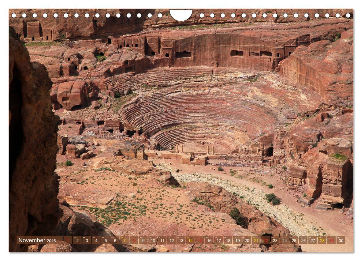 Beispielinhalt (Bild) Jordanien - Ein Land der Superlative (Wandkalender 2026 DIN A4 quer), CALVENDO Monatskalender