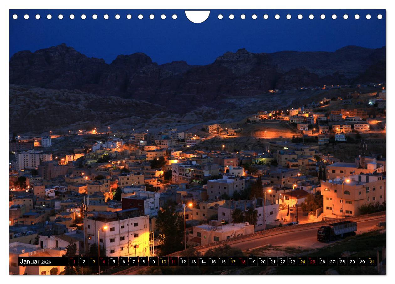 Beispielinhalt (Bild) Jordanien - Ein Land der Superlative (Wandkalender 2026 DIN A4 quer), CALVENDO Monatskalender