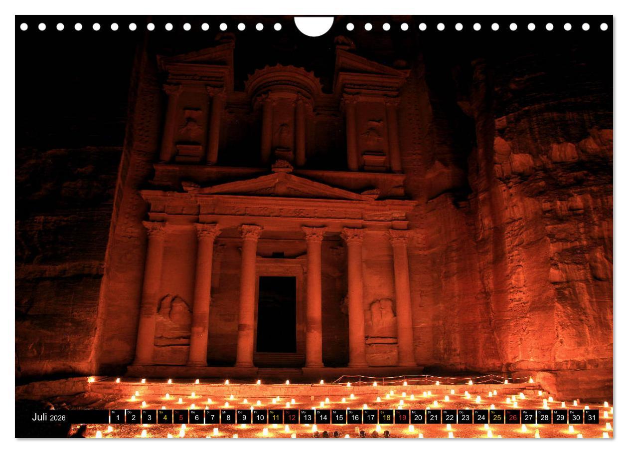Beispielinhalt (Bild) Jordanien - Ein Land der Superlative (Wandkalender 2026 DIN A4 quer), CALVENDO Monatskalender
