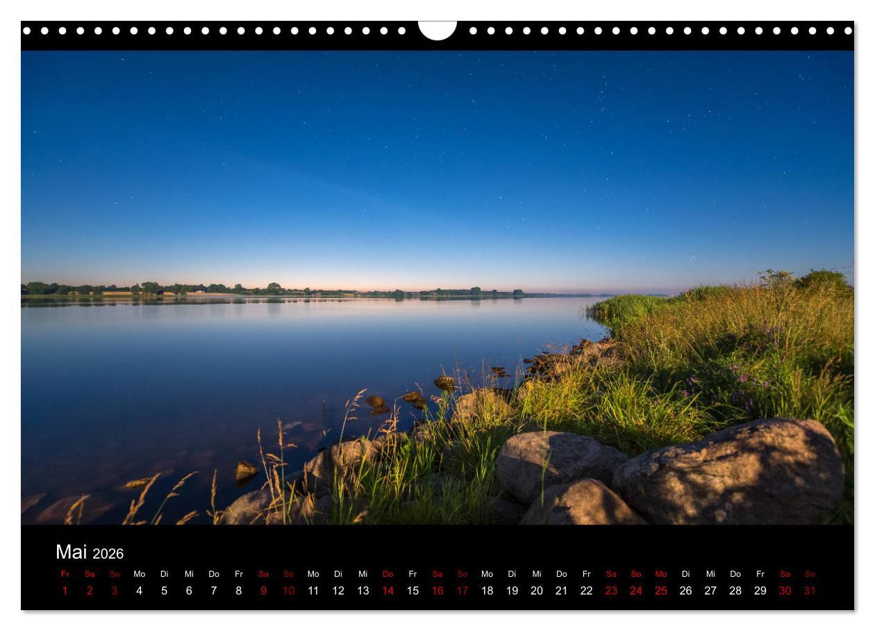 Beispielinhalt (Bild) Naturwunder Norddeutschlands (Wandkalender 2026 DIN A3 quer), CALVENDO Monatskalender