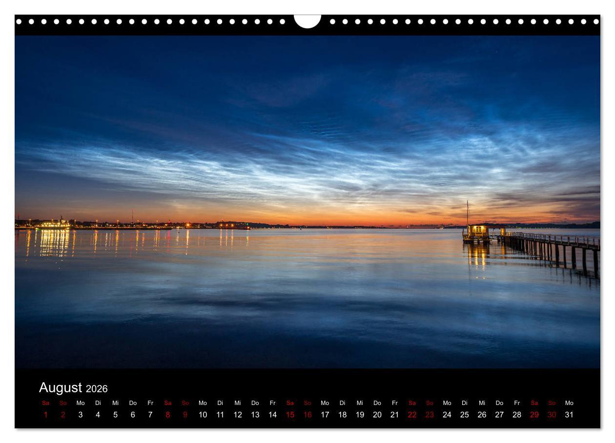Beispielinhalt (Bild) Naturwunder Norddeutschlands (Wandkalender 2026 DIN A3 quer), CALVENDO Monatskalender