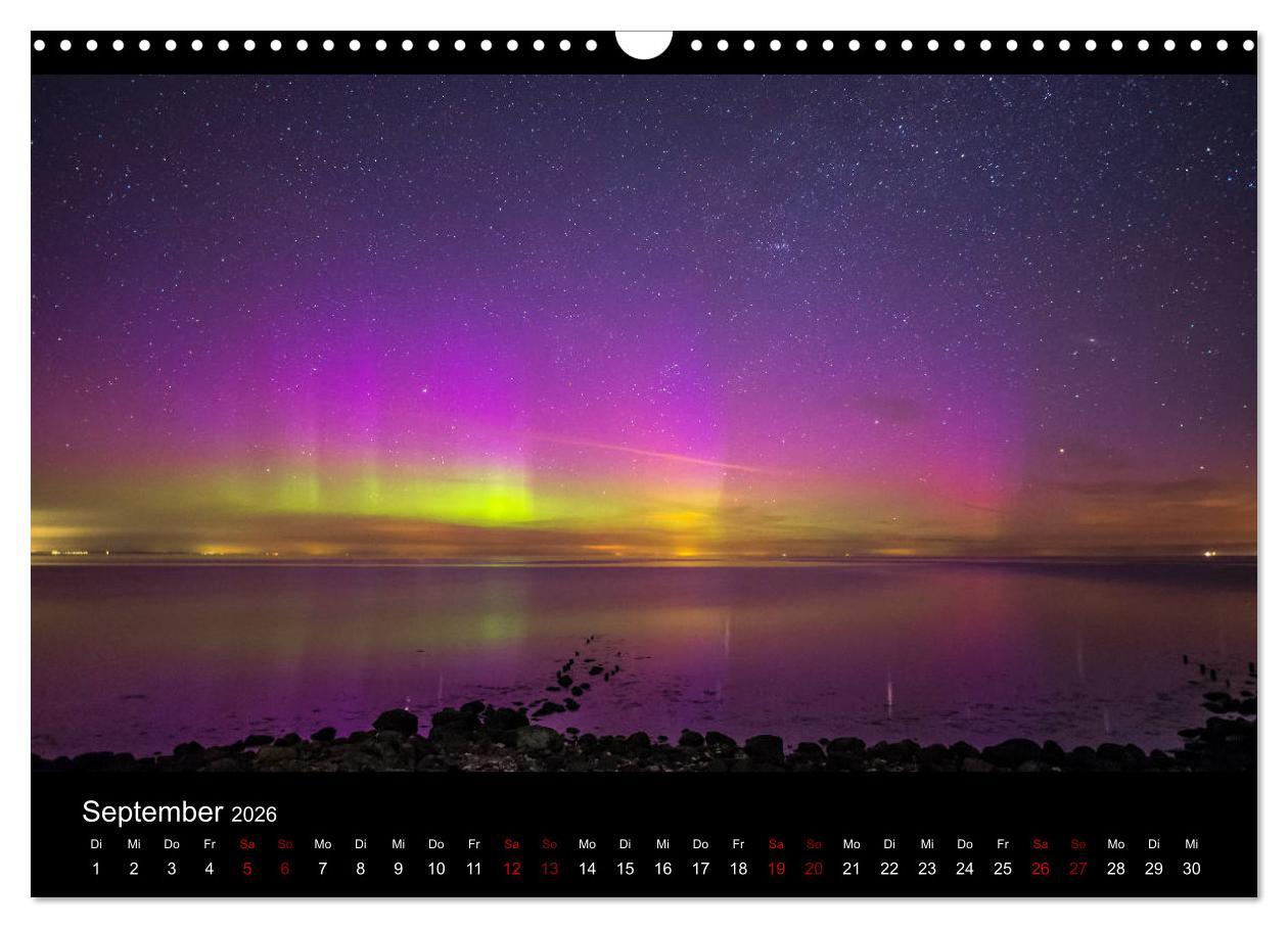 Beispielinhalt (Bild) Naturwunder Norddeutschlands (Wandkalender 2026 DIN A3 quer), CALVENDO Monatskalender