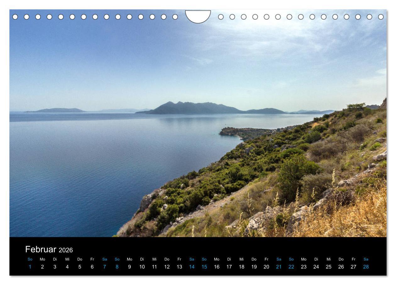 Beispielinhalt (Bild) Peloponnes, Griechisches Urgestein von grandioser Schönheit. Die Regionen Argolis, Korinthia und Attika (Wandkalender 2026 DIN A4 quer), CALVENDO Monatskalender