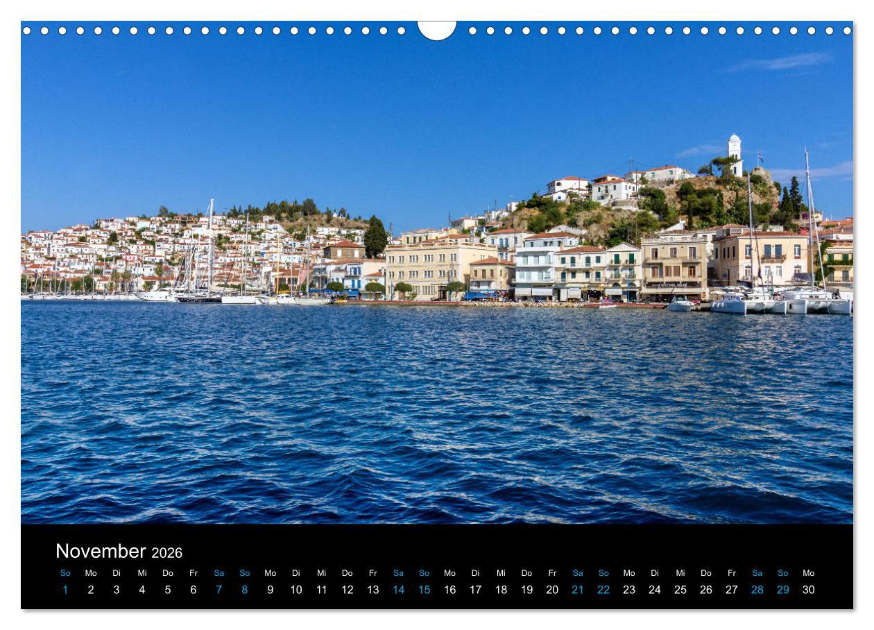 Beispielinhalt (Bild) Peloponnes, Griechisches Urgestein von grandioser Schönheit. Die Regionen Argolis, Korinthia und Attika (Wandkalender 2026 DIN A3 quer), CALVENDO Monatskalender