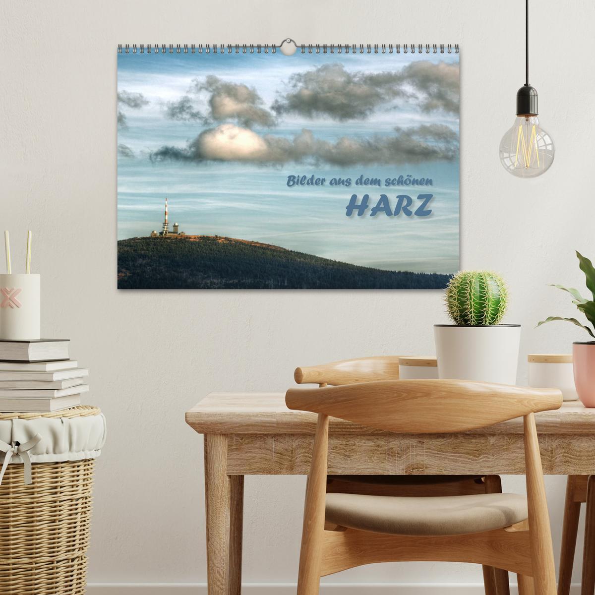 Beispielinhalt (Bild) Bilder aus dem schönen Harz (Wandkalender 2026 DIN A3 quer), CALVENDO Monatskalender