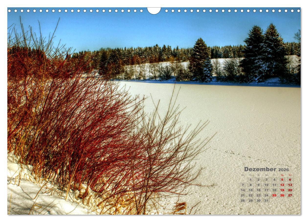 Beispielinhalt (Bild) Bilder aus dem schönen Harz (Wandkalender 2026 DIN A3 quer), CALVENDO Monatskalender