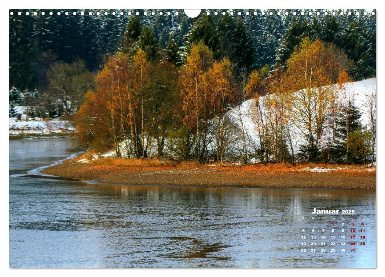 Beispielinhalt (Bild) Bilder aus dem schönen Harz (Wandkalender 2026 DIN A3 quer), CALVENDO Monatskalender