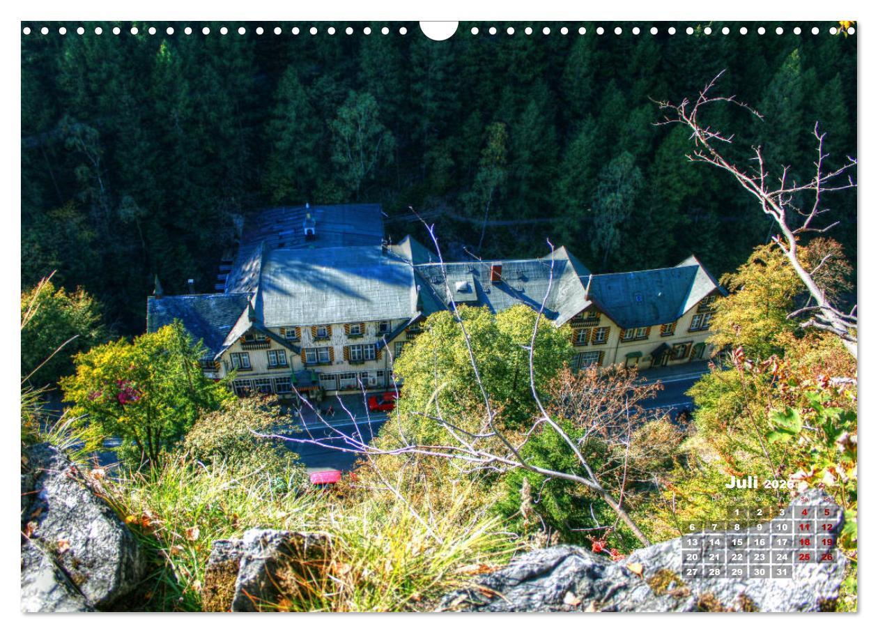 Beispielinhalt (Bild) Bilder aus dem schönen Harz (Wandkalender 2026 DIN A3 quer), CALVENDO Monatskalender