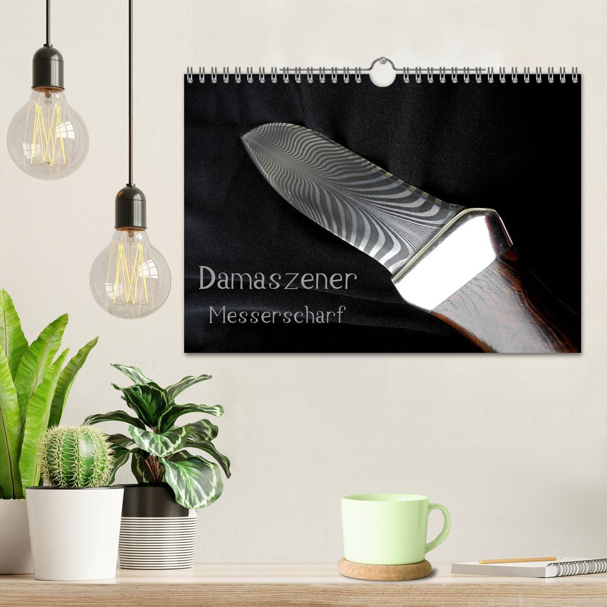 Beispielinhalt (Bild) Damaszener - Messerscharf (Wandkalender 2026 DIN A4 quer), CALVENDO Monatskalender