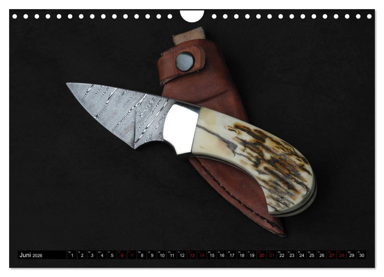 Beispielinhalt (Bild) Damaszener - Messerscharf (Wandkalender 2026 DIN A4 quer), CALVENDO Monatskalender