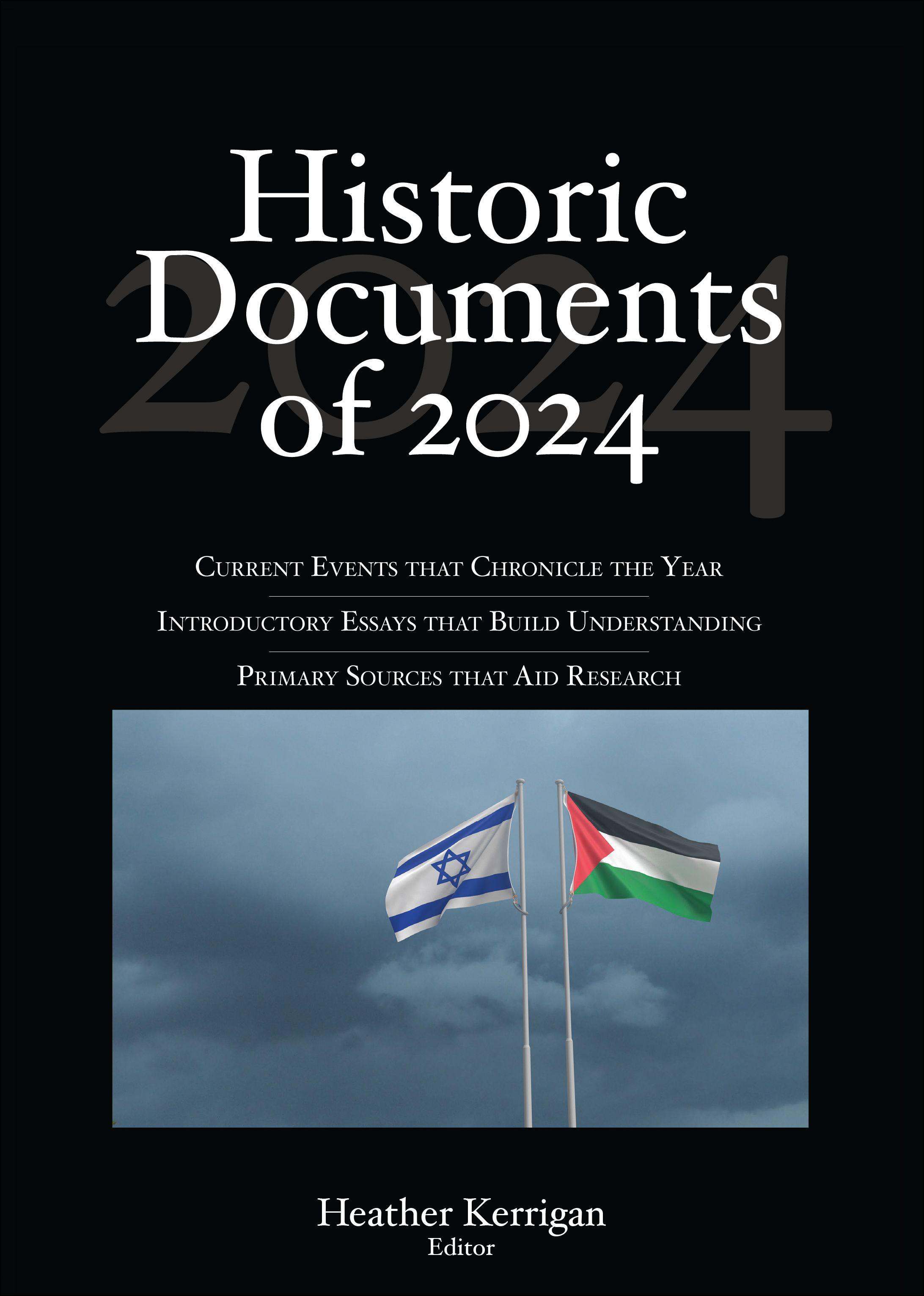 Vorderes Coverbild Historic Documents of 2024