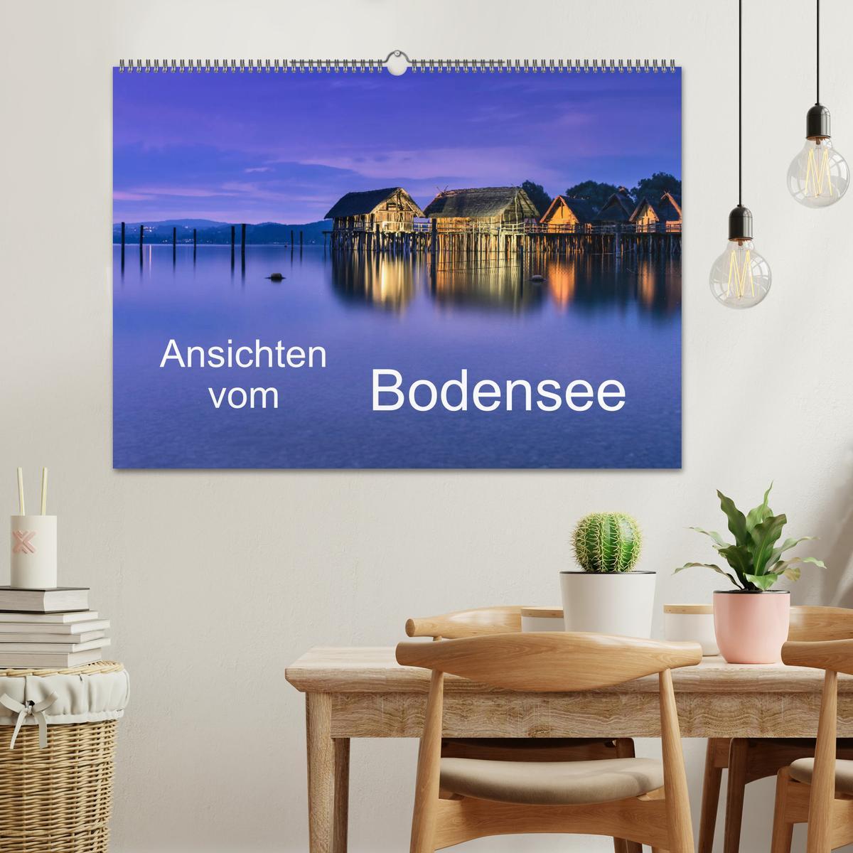 Beispielinhalt (Bild) Ansichten vom Bodensee (Wandkalender 2026 DIN A2 quer), CALVENDO Monatskalender