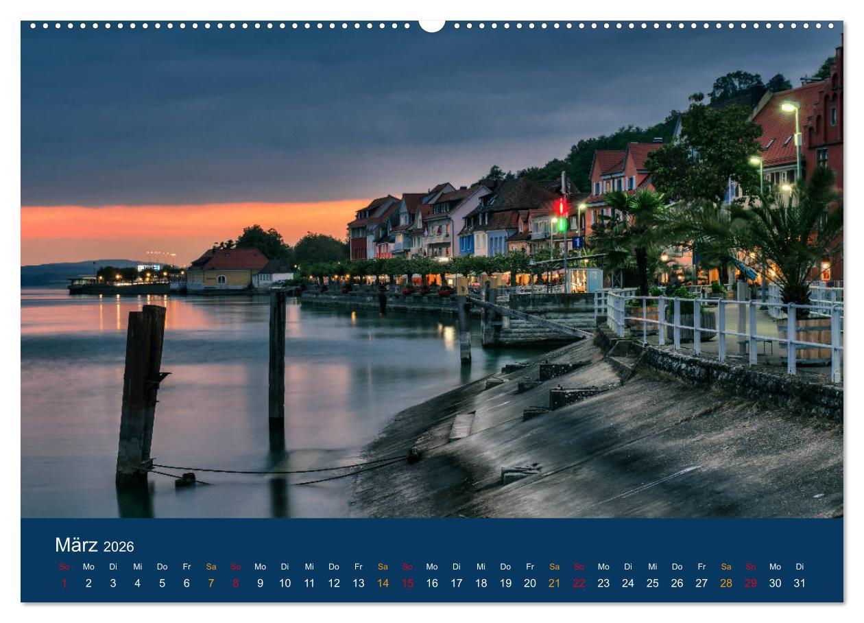 Beispielinhalt (Bild) Ansichten vom Bodensee (Wandkalender 2026 DIN A2 quer), CALVENDO Monatskalender