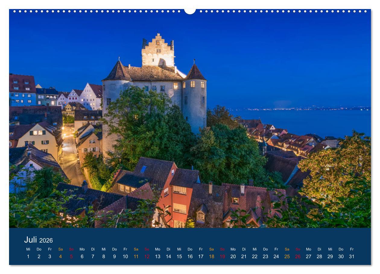 Beispielinhalt (Bild) Ansichten vom Bodensee (Wandkalender 2026 DIN A2 quer), CALVENDO Monatskalender