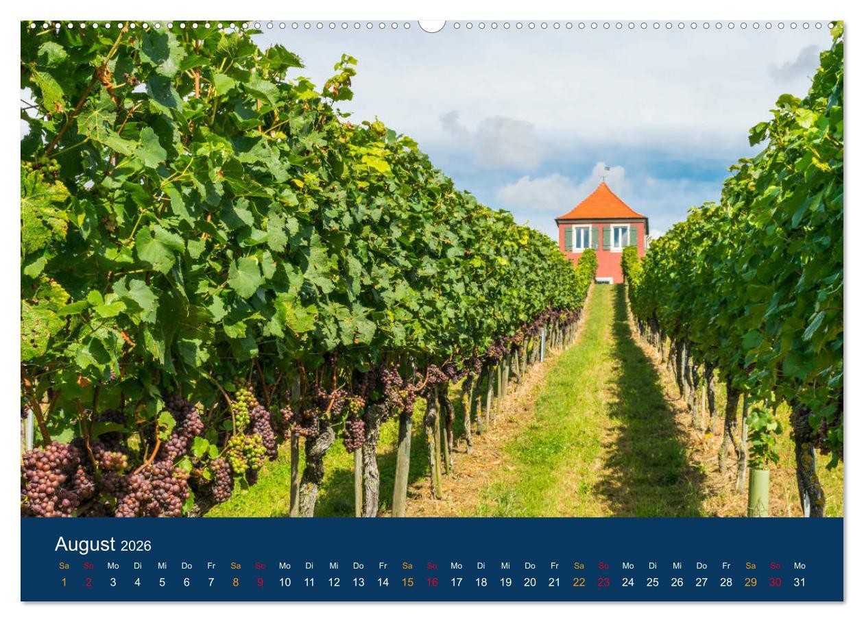 Beispielinhalt (Bild) Ansichten vom Bodensee (Wandkalender 2026 DIN A2 quer), CALVENDO Monatskalender